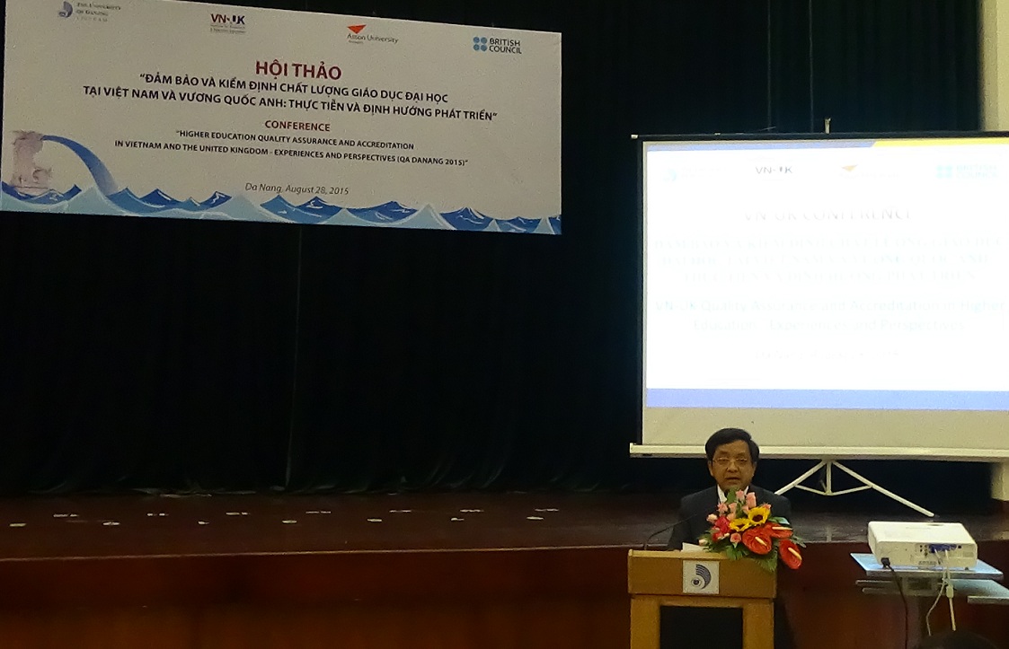 GS. TS Trần Văn Nam – Giám đốc Đại học Đà Nẵng, phát biểu khai mạc Hội thảo