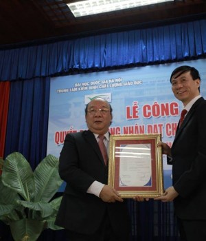 Lễ công bố đạt Chuẩn chất lượng Giáo dục của Trường Đại học Sư phạm-Đại học Đà Nẵng